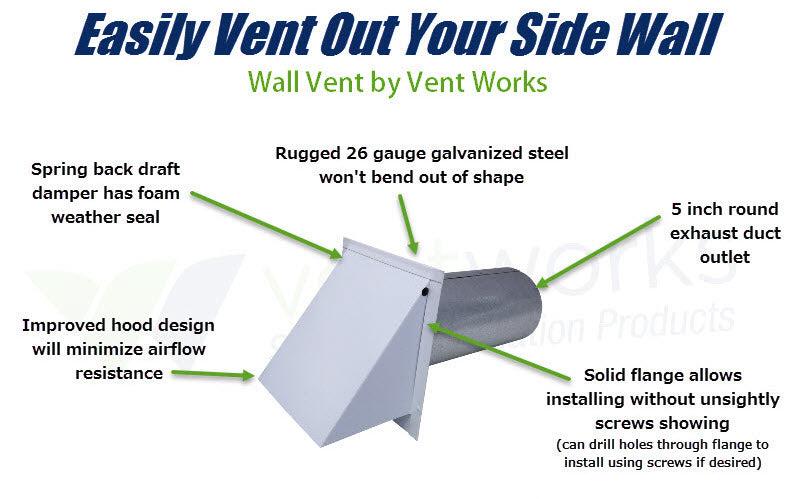 5 inch wall vent infographic easily vent out your side wall