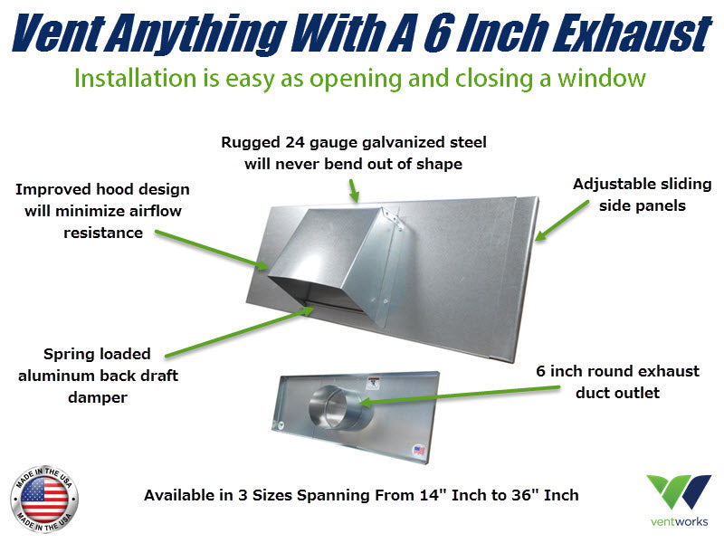 Vent Anything With A 6 Inch Exhaust