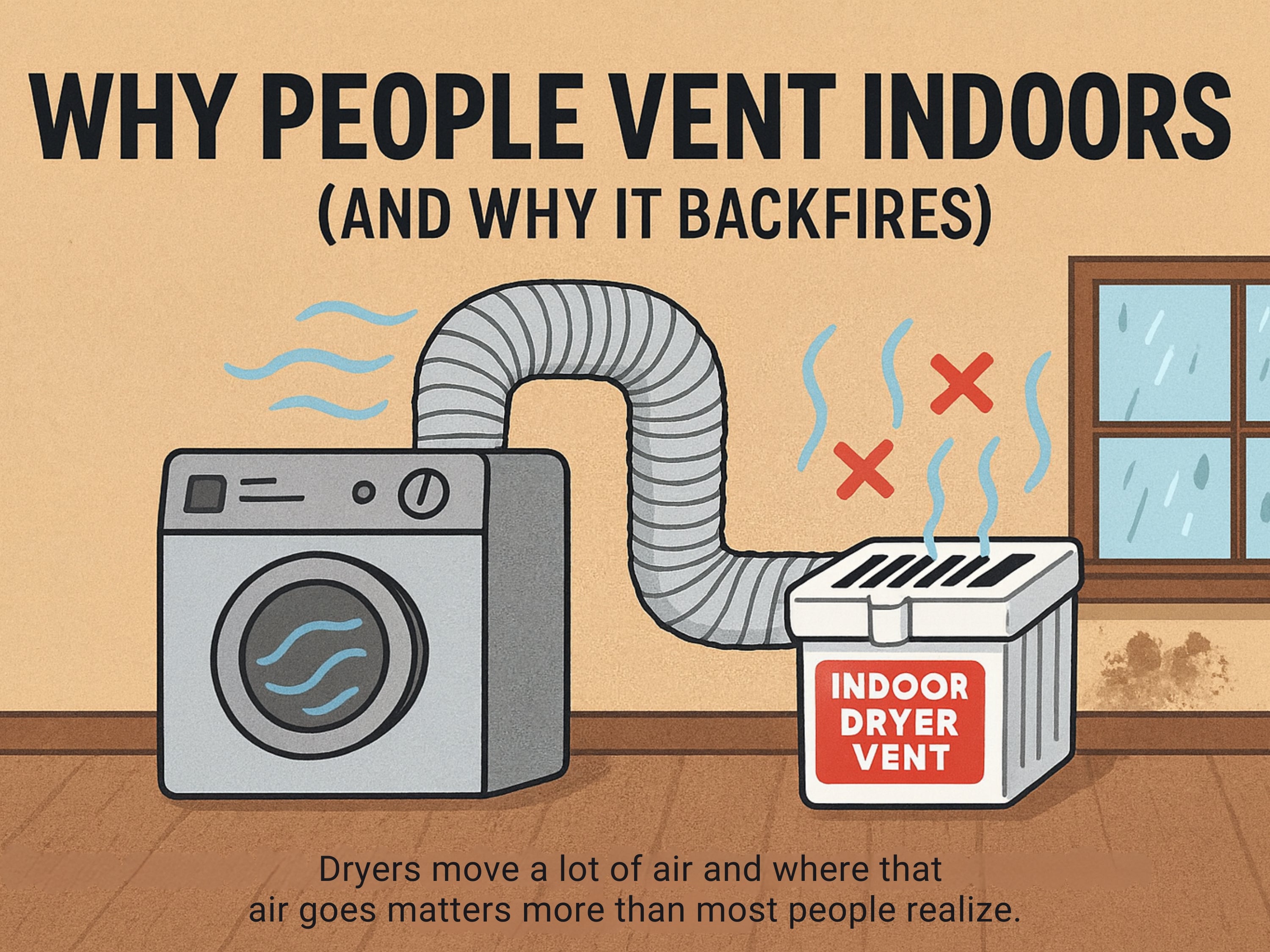 Why You Should Never Use an Indoor Dryer Vent (And What to Do Instead)