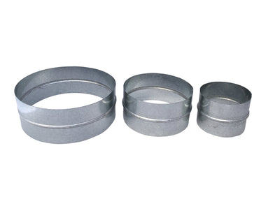 4", 6", and 8" Inch Duct Connector Pipe Coupler by Vent Works