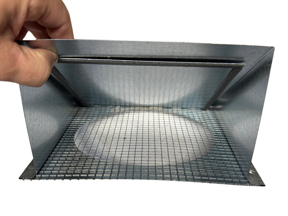 6 inch wall vent cover with damper and screen by ventworks