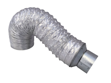 Duct Reducer Connected To Flex Duct