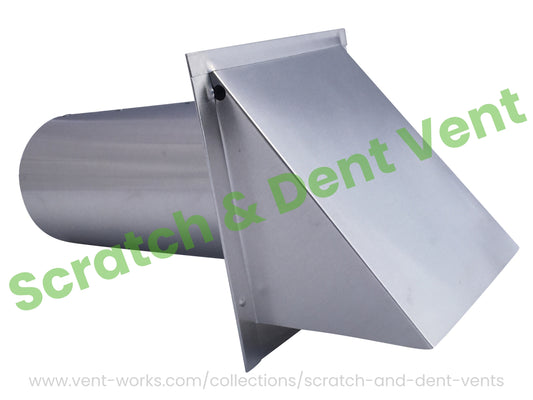 4 Inch Wall Vent - Discounted - Minimal Defects