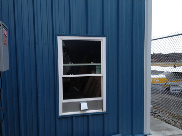 Window Dryer Vent by Vent Works installed at an airport