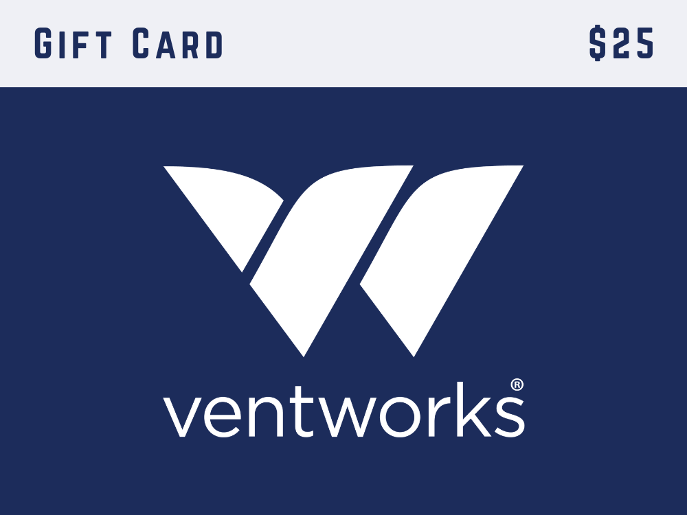 Vent Works $25 gift card – sent instantly by email