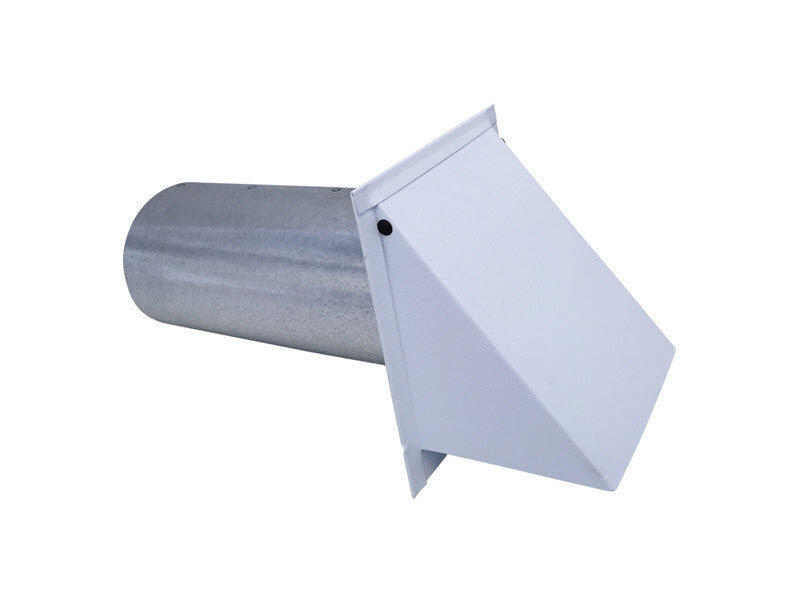 4 Inch Wall Vent (Powder Coated White)