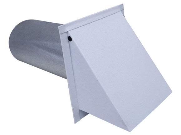 5 Inch Wall Vent (Powder Coated White)