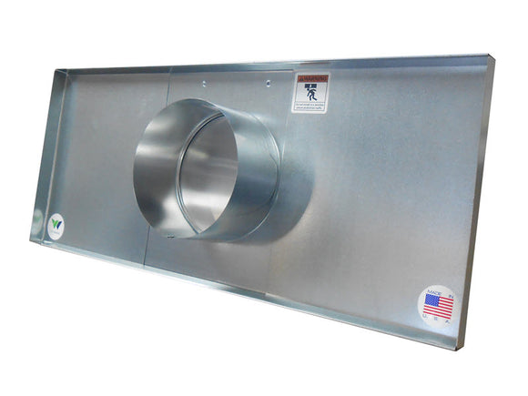 6 Inch Window Vent Back View by Vent Works