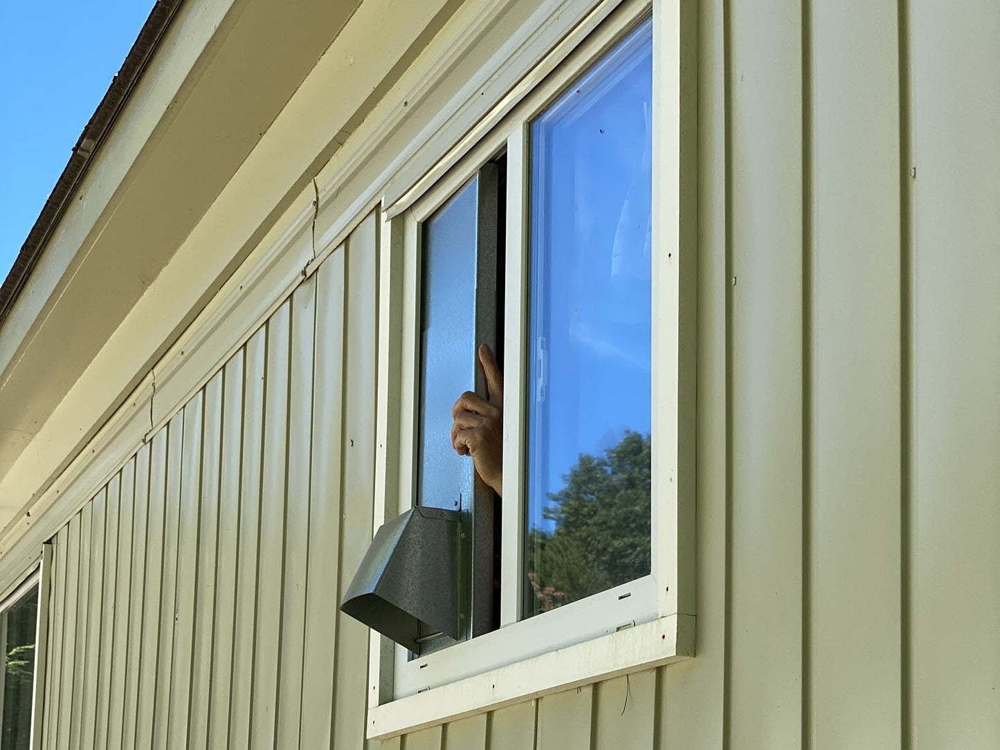 Putting a Vertical Window Dryer Vent in a Slider Window