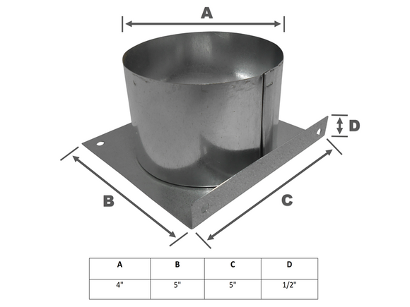 DIY Hobby Spray Booth Square to Round Fan Adapter Specs
