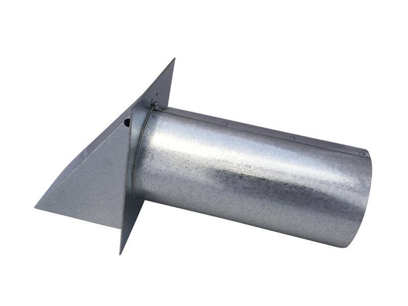 Dryer Wall Vent 8-1/2" Long Duct