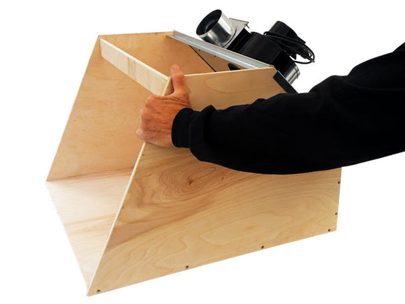 Blower/Fan Mount Panel On The DIY Hobby Spray Booth