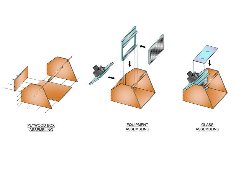 DIY Hobby Spray Booth Assembly Image